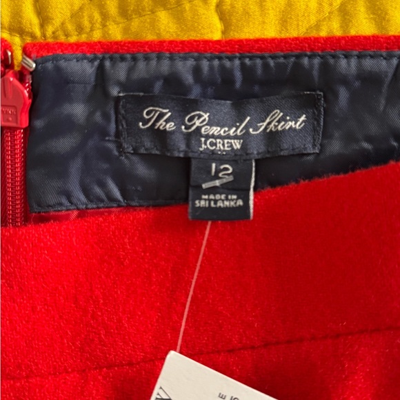 J. Crew Factory Wool Pencil Skirt - Picture 5 of 6